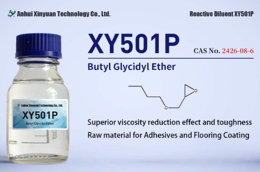 BUTYL GLYCIDYL ETHERS XY501A XY501P, MONO EPOXY FUNCTIONAL, HIGH PURITY, LOW CHLORINE, FOR ADHESIVES FLOORING POTTING LAMINATING TOOLING ENCAPSULAITON