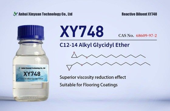C12-14 অ্যালকিল গ্লাইসিডিল ইথার, AGE XY748/XY748A, CAS 68609-97-2, ইসি নং 271-846-8, আণবিক সূত্র C15-17H30-34O2, Oxirane, mono[(C12-14-alkyloxy) methyl] derivatives
