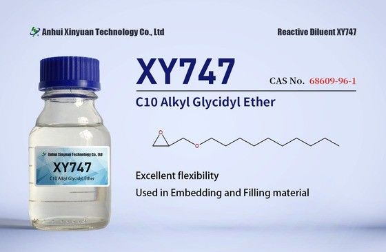 C10 অ্যালকাইল গ্লাইসিডাইল ইথার XY747 CAS 68609-96-1, মেঝে, কংক্রিট মেরামত, ভর্তি উপাদান, এম্বেডিং, মনো ইপোক্সি কার্যকরী, স্বচ্ছ তরল